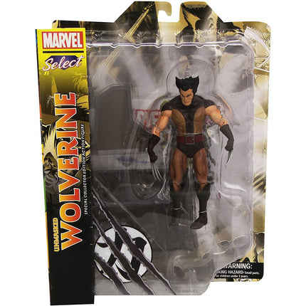 Figura Wolverine desenmascarado Marvel Select 18cm
