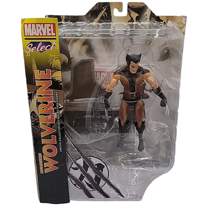 Figura Wolverine desenmascarado Marvel Select 18cm