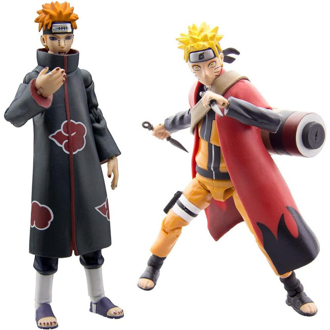 Set figuras Naruto vs Pain Sage Mode 25th Anniversary Naruto Shippuden 10cm