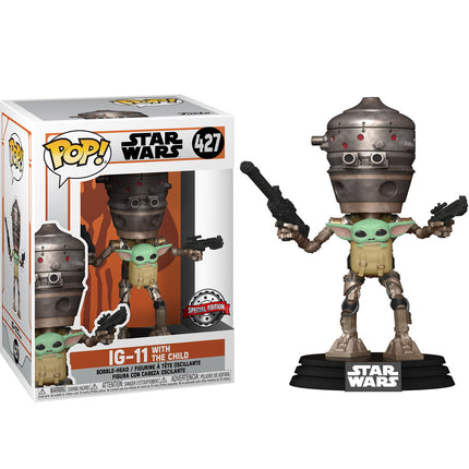 Set figura POP 38 Tee Star Wars IG 11 With the Child Exclusive