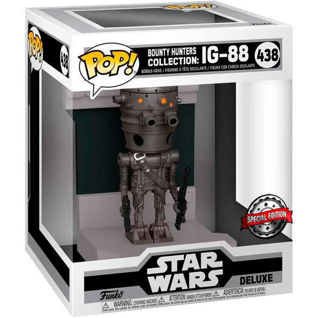 Figura POP Deluxe Star Wars Bounty Hunters IG 88 Exclusive
