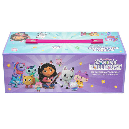 Maletin papeleria coloreable La Casa de Munecas de Gabby