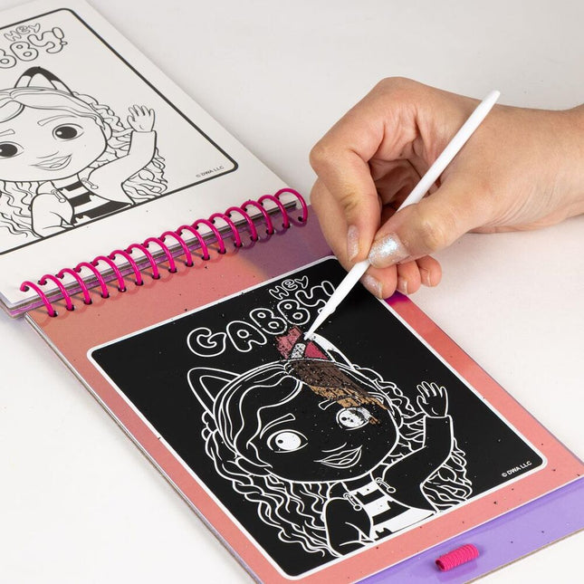 Set papeleria scratch La Casa de Munecas de Gabby