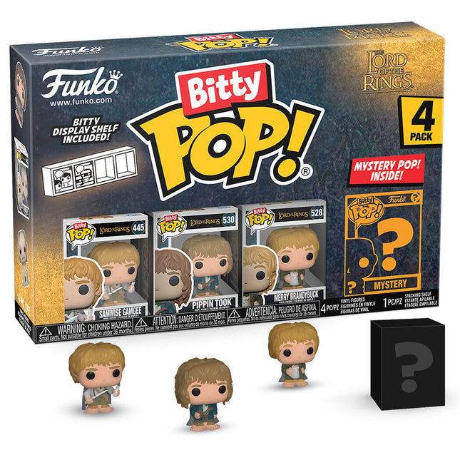Blister 4 figuras Bitty POP El Senor de los Anillos Samwise