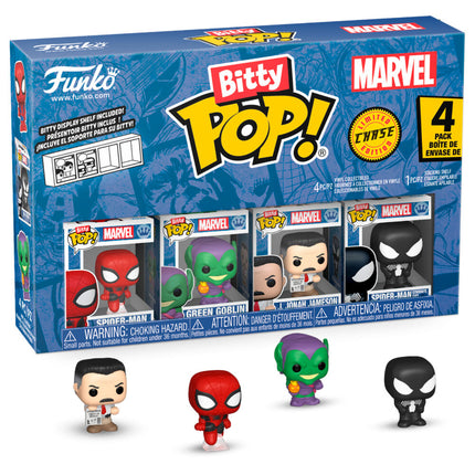 Blister 4 figuras Bitty POP Marvel Spider Man