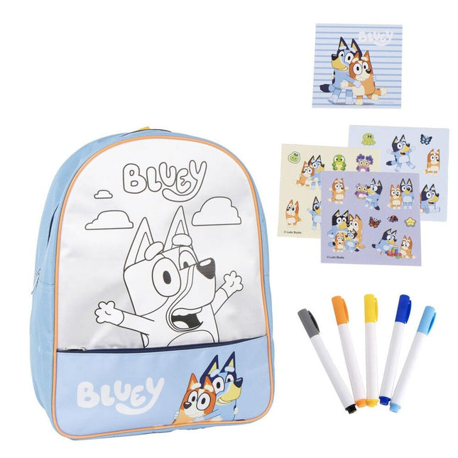 Set mochila Diy Bluey