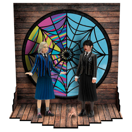 Set 2 figuras Miercoles Enid Miercoles 95cm