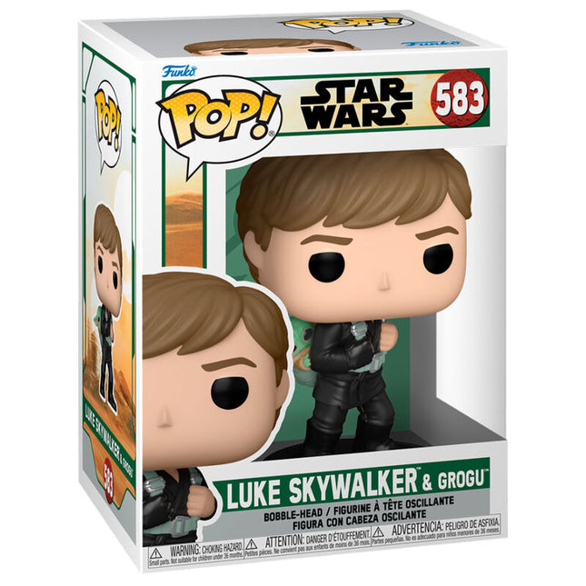 Figura POP Star Wars El Libro de Boba Fett 2 Luke Skywalker Grogu