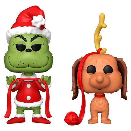 Blister 2 figuras POP The Grinch Grinch Max