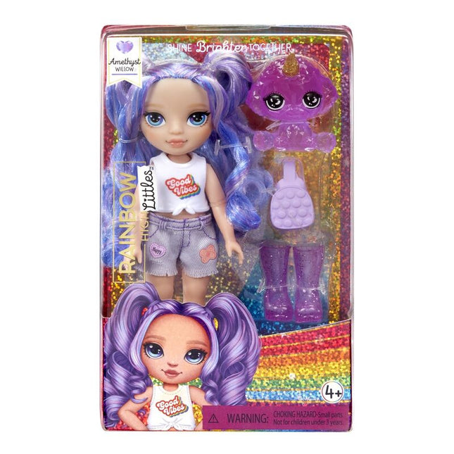 Muneca Little fashion Amathyst morada Rainbow High